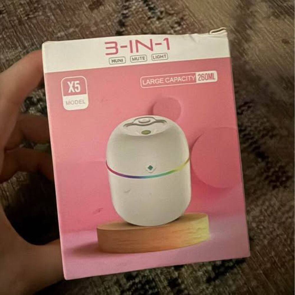 Mini 3 in 1 humidifier X5 Model 260ml Humidifier